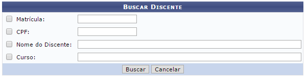  Buscar Aluno