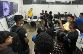 Estudantes do Curso Superior de Tecnologia e Redes de Computadores da PROFITEC de Coroatá Realizam Visita Técnica na CTIC